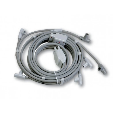 Conector de 6 tubos con 12 terminaciones para el tratamiento simultáneo de 2 piernas Q-6000 Conector de 6 tubos con 12 terminaciones para el tratamiento simultáneo de 2 piernas Q-6000